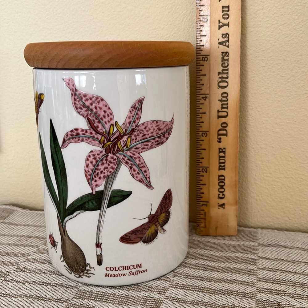 Port Meirion Botanical Series Container, Colchicum Meadow Saffron